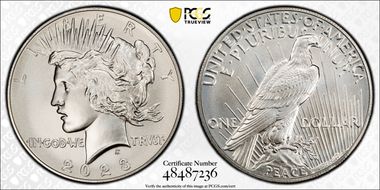 2023 $1 Peace Dollar MS70