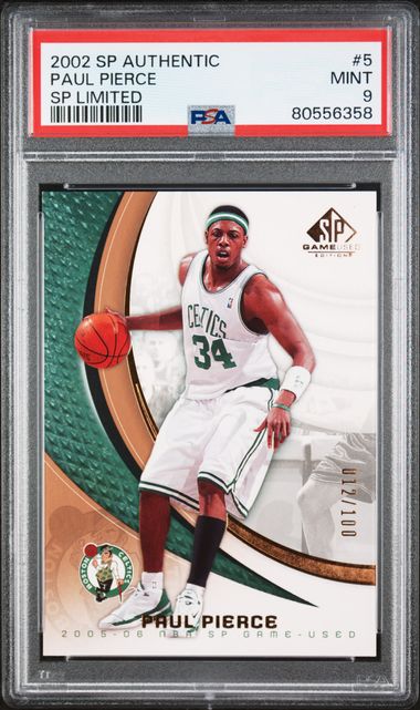 Paul Pierce 新し サイン入り SP Authentically