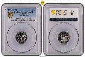 1974-FM 5C KM-39a Ag PR66DCAM