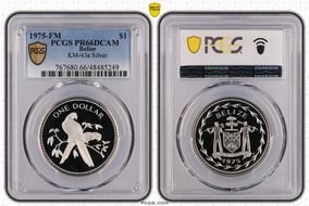 1975-FM $1 KM-43a Silver PR66DCAM