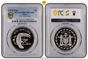 1976-FM $5 KM-44a Silver PR67DCAM