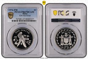 1976-FM $1 KM-43a Silver PR67DCAM