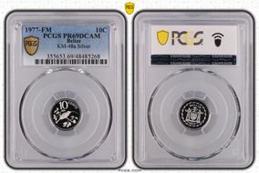 1977-FM 10C KM-48a Silver PR69DCAM