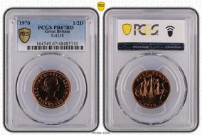 1970 1/2D S-4158 PR67RD