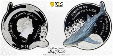 2021 $2 Whale Shark PR69DCAM