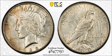 1925-S $1 AU58