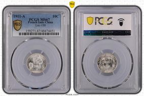 1911-A 10C Lec-150 MS67