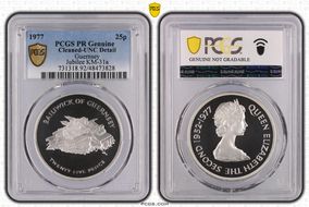 1977 25p Jubilee KM-31a PR1DCAM