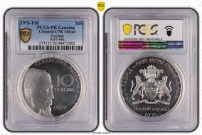 1976-FM $10 KM-44a PR1DCAM