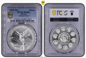 2002-Mo Onza Libertad Ag MS69