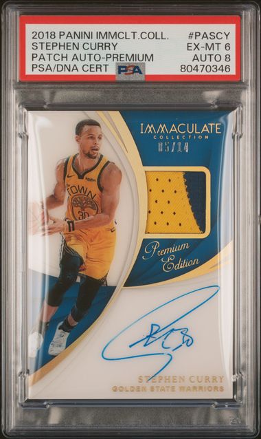 2018-19 Panini Immaculate Collection Patch Autographs