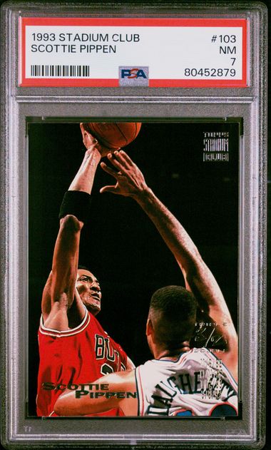 PSA 7 SCOTTIE PIPPEN STAR RUBIES（Licensed Reprint Scottie Pippen 