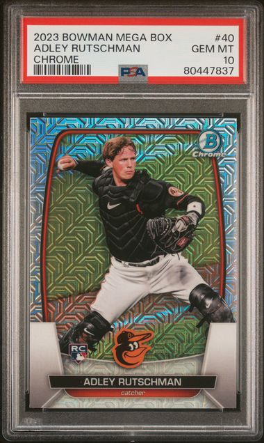 2023 Bowman Mega Box Chrome #40 Adley Rutschman PSA 10 on Goldin