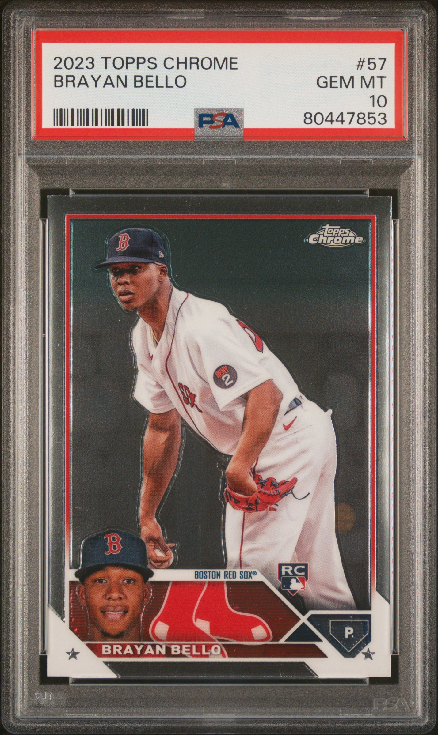 2023 Topps Chrome #57 Brayan Bello PSA 10