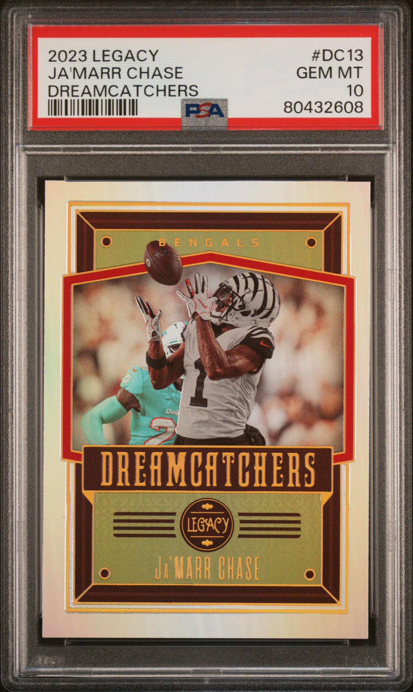 2023 Panini Legacy Dreamcatchers #DC13 Ja'Marr Chase – PSA GEM MT 10