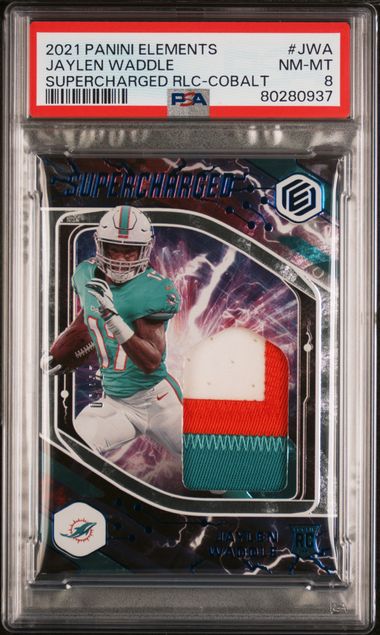 2021 Panini Prizm Green Scope #338 Jaylen Waddle Rookie Card (#44/75) – PSA  NM-MT 8 on Goldin Auctions