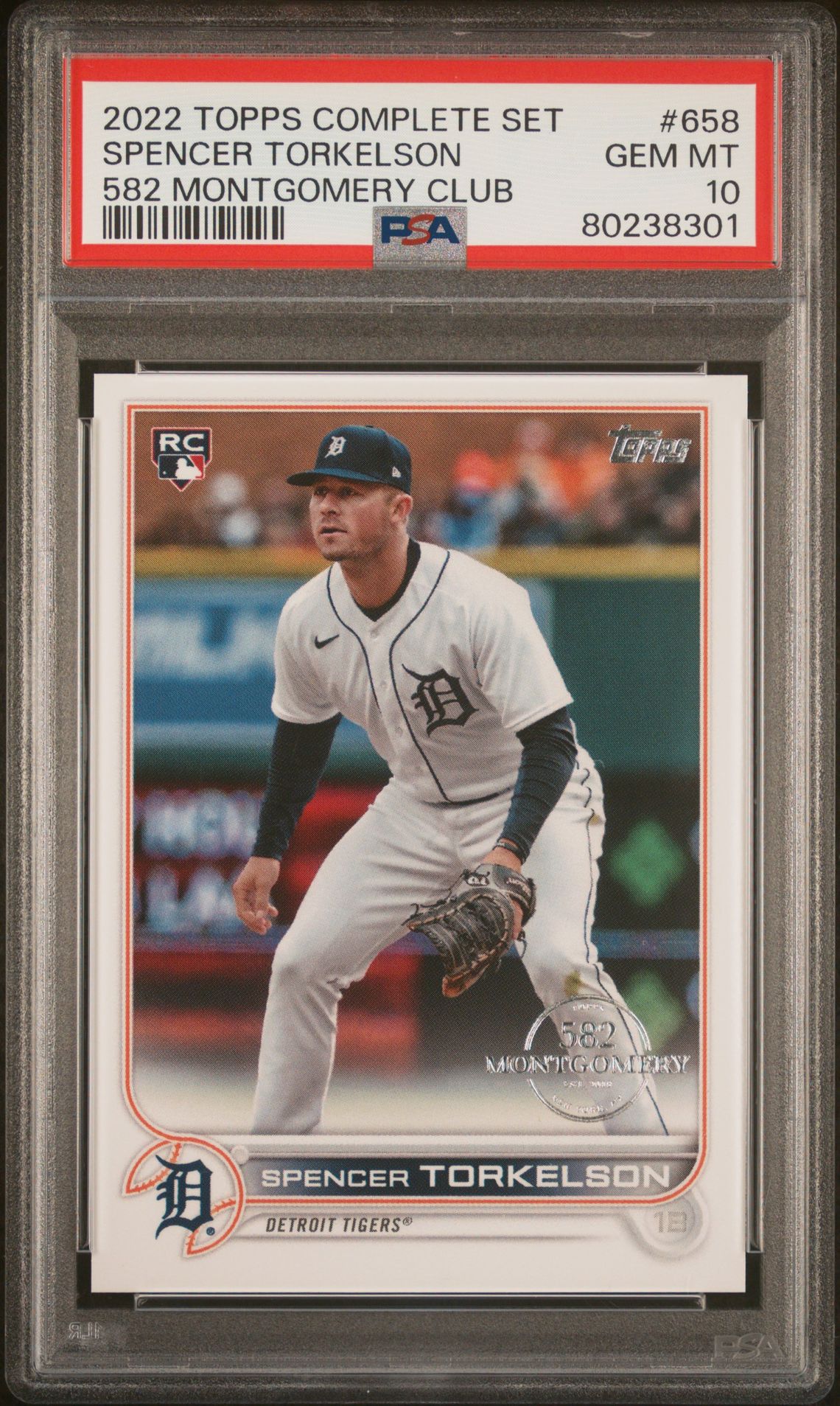 2022 Topps TOPPS COMPLETE SET 582 MONTGOMERY CLUB #658 Spencer Torkelson front