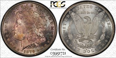 1879-S $1 MS64