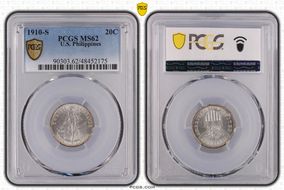 1910-S 20C MS62