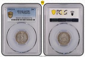 1912-S 20C AU50