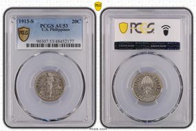 1913-S 20C AU53