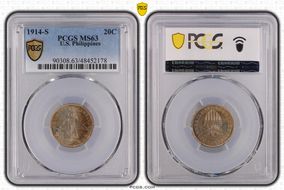 1914-S 20C MS63