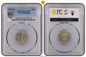 1915-S 20C AU55