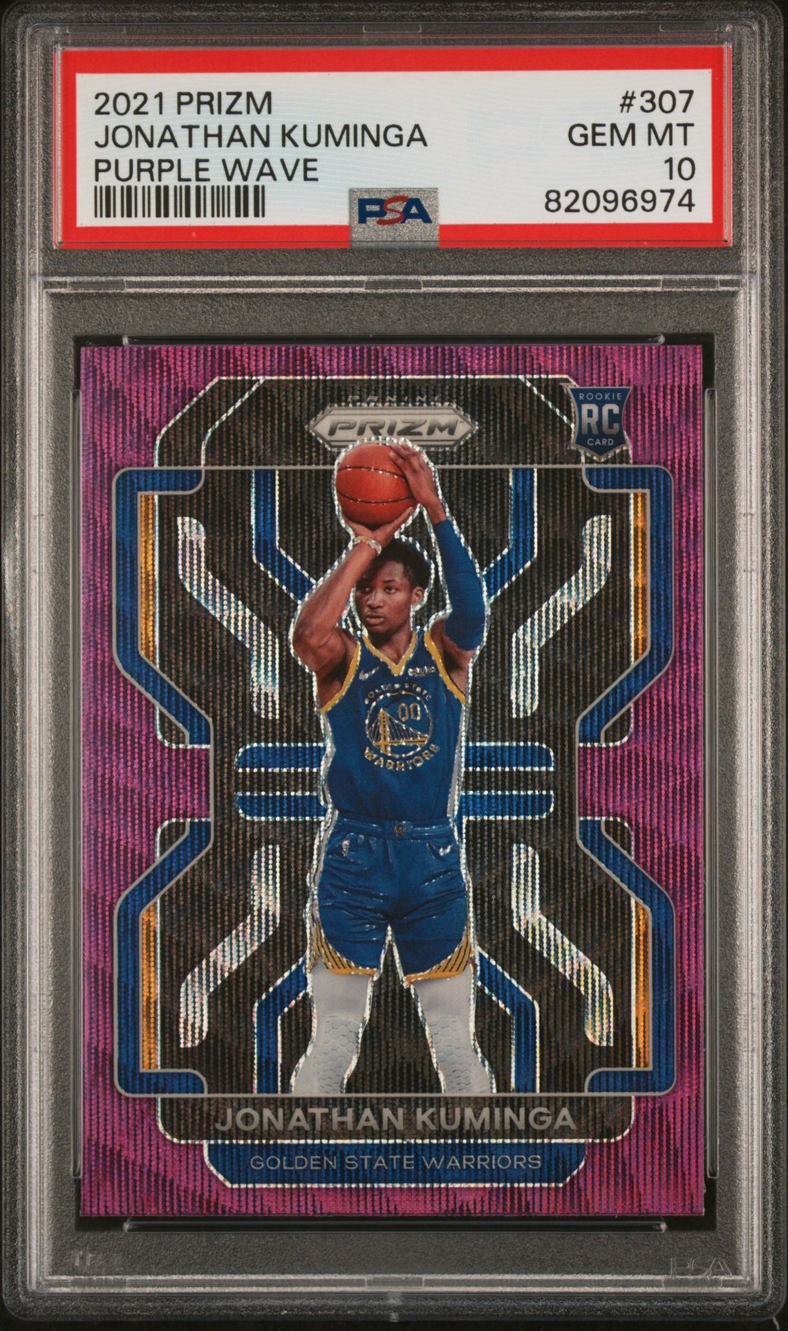 2021 Panini PANINI PRIZM FAST BREAK #307 Jonathan Kuminga front