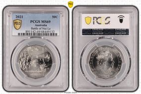 2021 50C Battle of Nui Le MS69