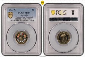 2023-C $2 Vietnam War Colorized MS67