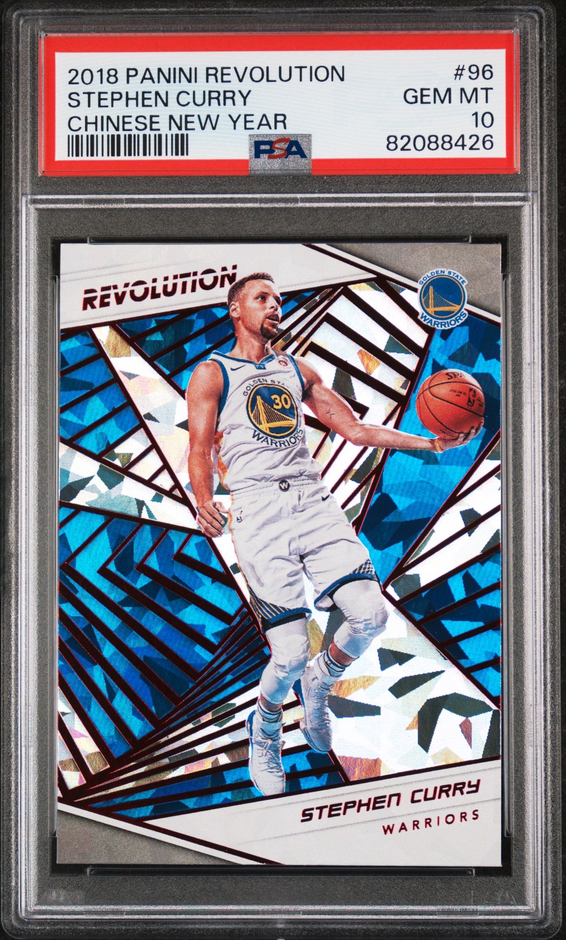 2018 Panini Revolution Stephen Curry #96 (Chinese New Year) Gem Mt 10 front