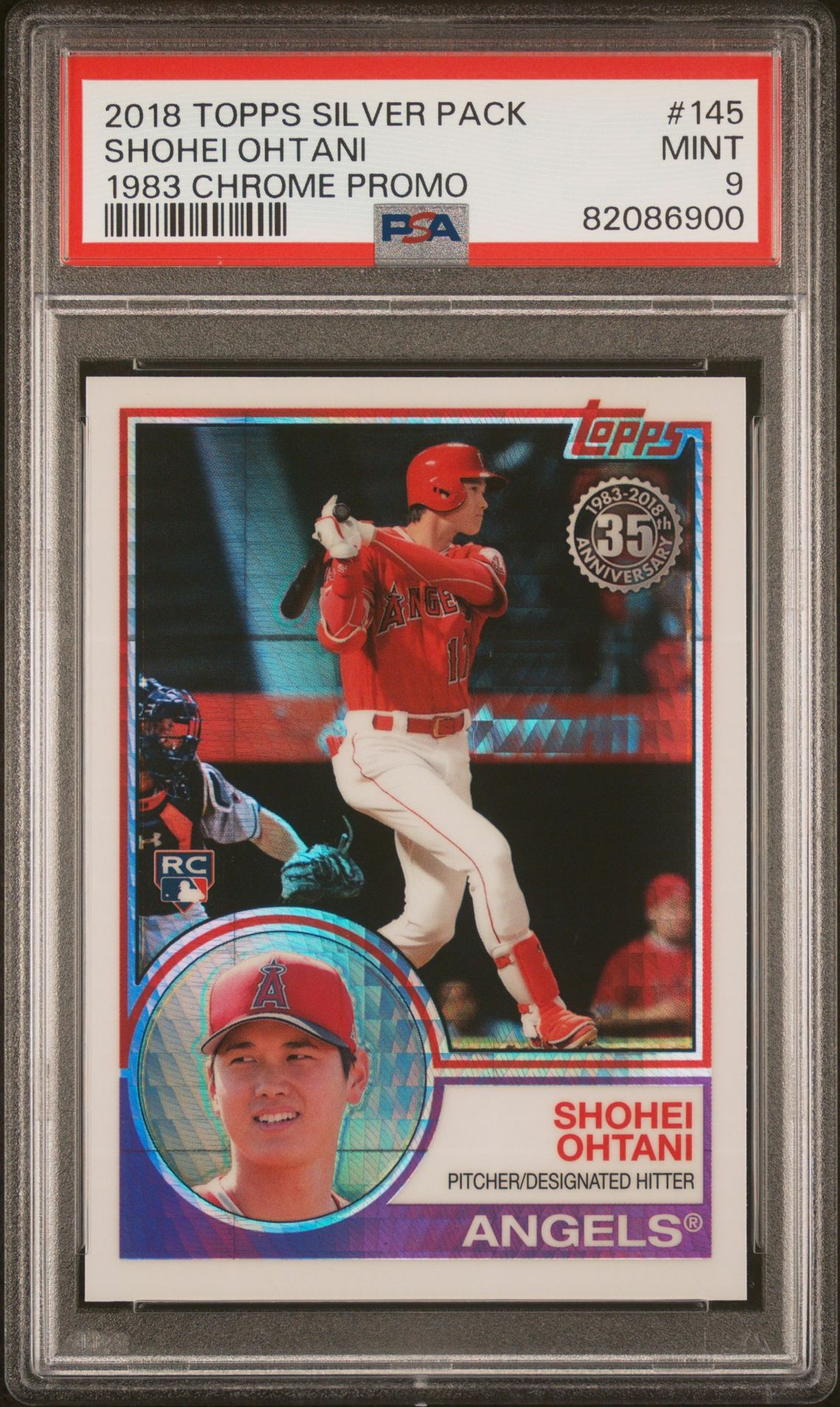 2018 Topps #145 Shohei Ohtani front
