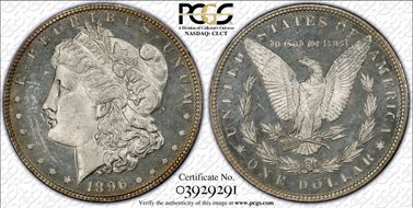 1896 $1 MS64DMPL