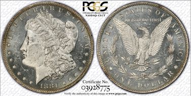 1881-O $1 MS62DMPL