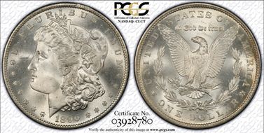 1890-S $1 MS66