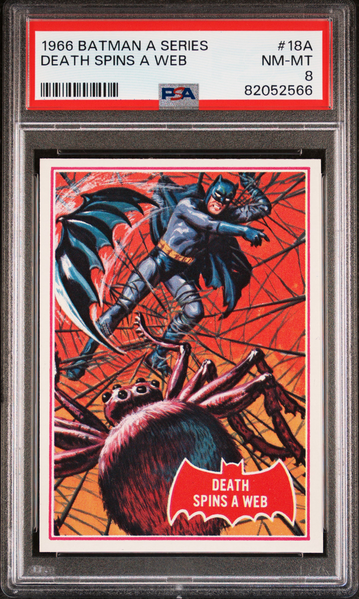 1966 BATMAN A SERIES #18A DEATH SPINS A WEB