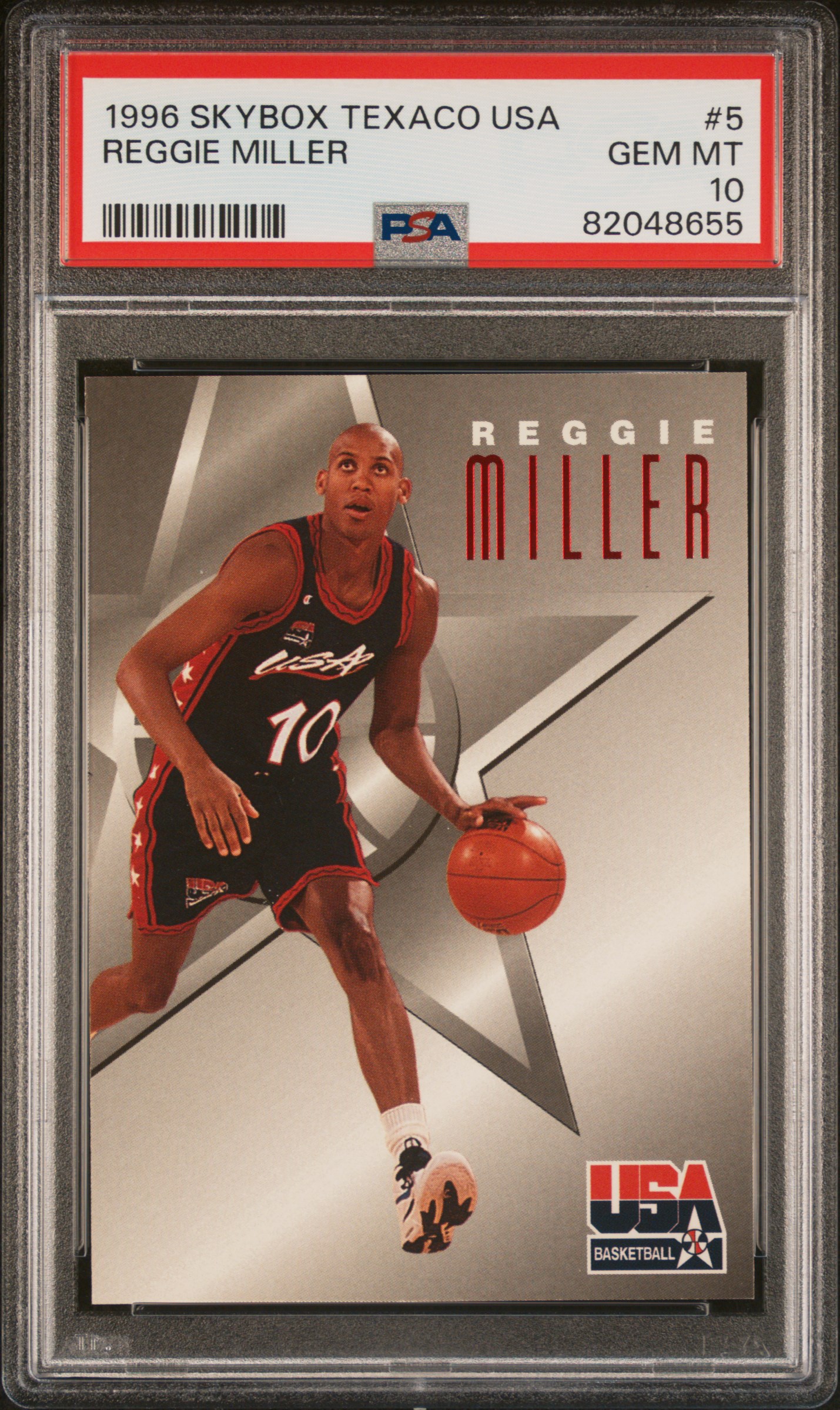 1996 SKYBOX TEXACO USA #5 REGGIE MILLER
