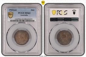 1922(m) Shil MS63