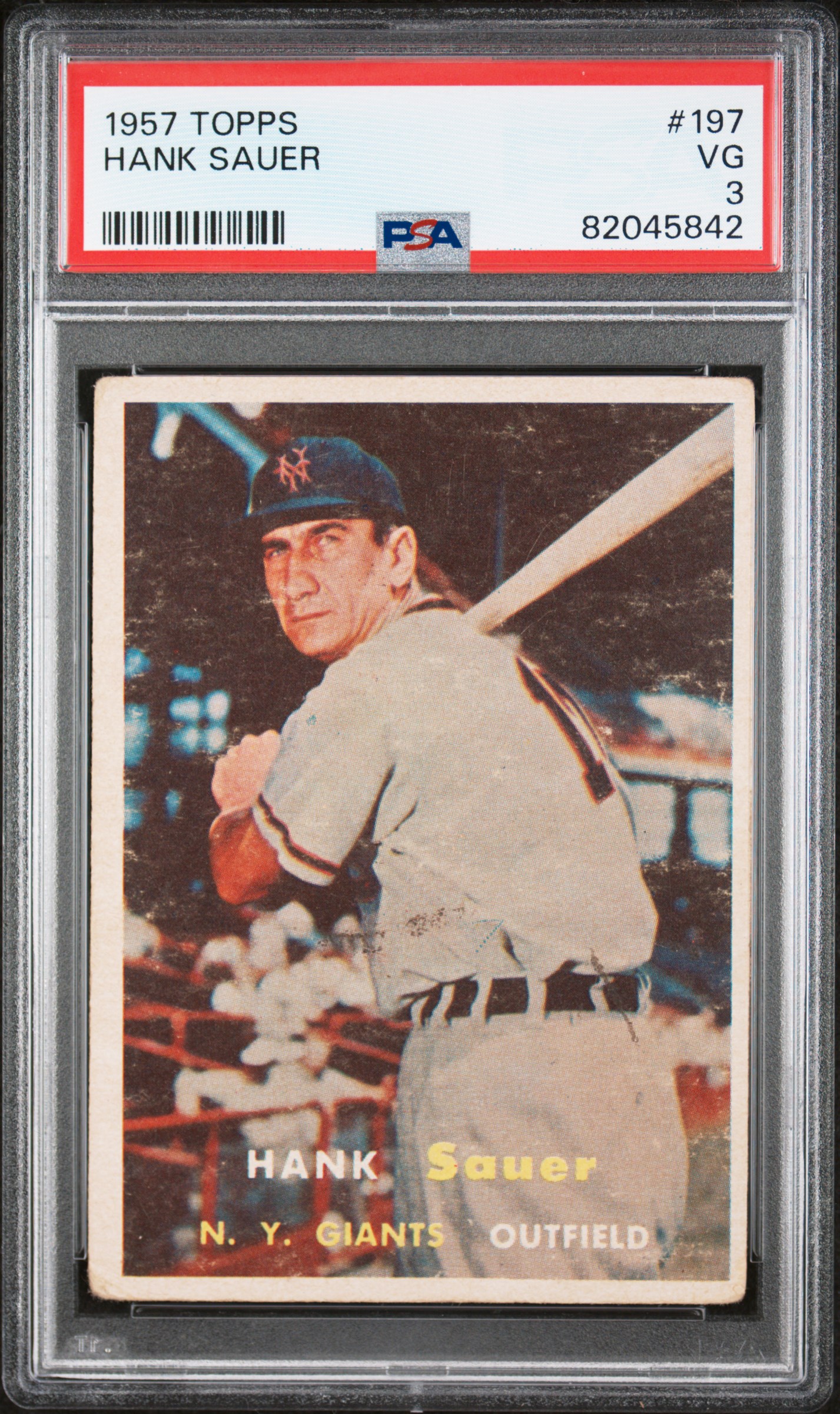 1957 TOPPS #197 HANK SAUER