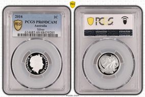 2016 2C Silver PR69DCAM