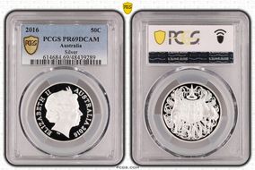 2016 50C Silver PR69DCAM