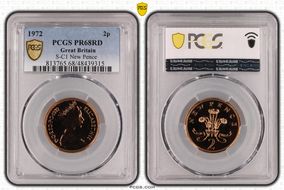1972 2p S-C1 New Pence PR68RD