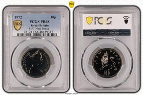 1972 10p S-F1 New Pence PR68