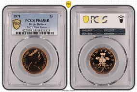 1971 2p S-C1 New Pence PR65RD