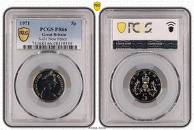 1971 5p S-D1 New Pence PR66