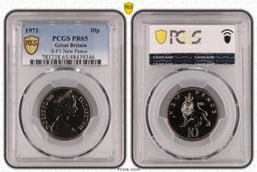 1971 10p S-F1 New Pence PR65