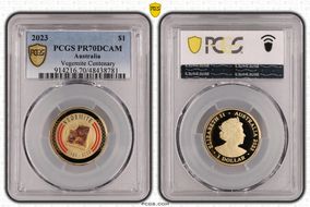 2023 $1 Vegemite Centenary Colorized PR70DCAM