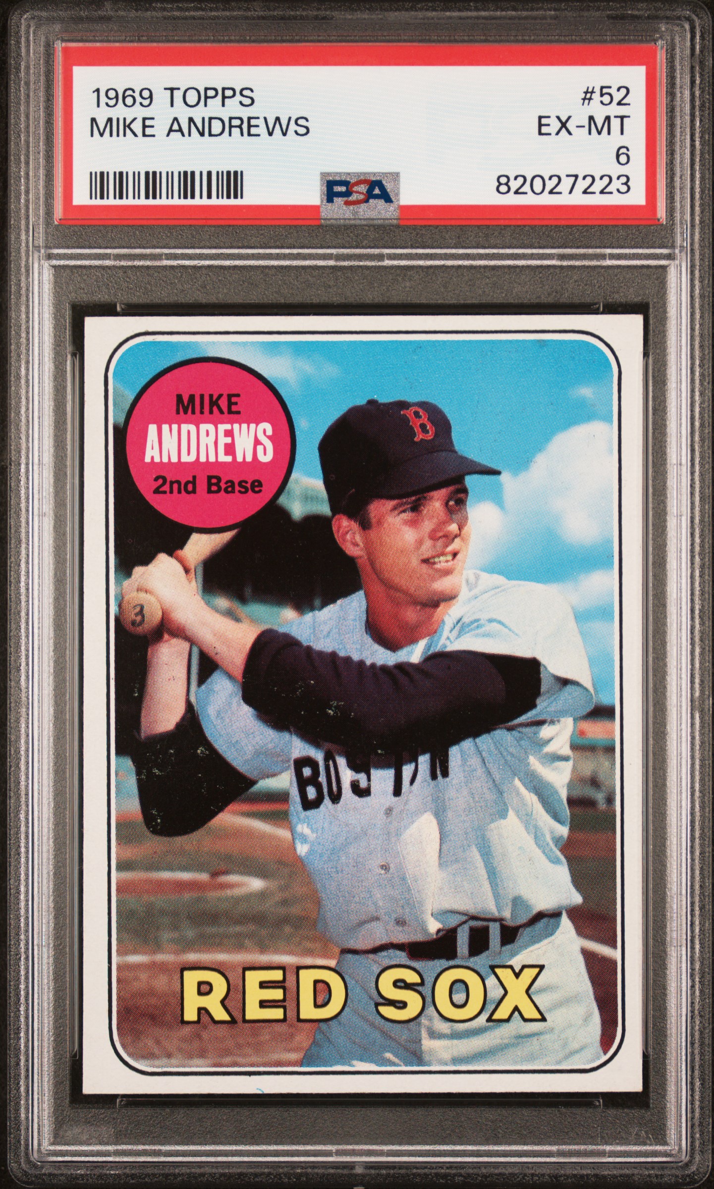 1969 TOPPS #52 MIKE ANDREWS