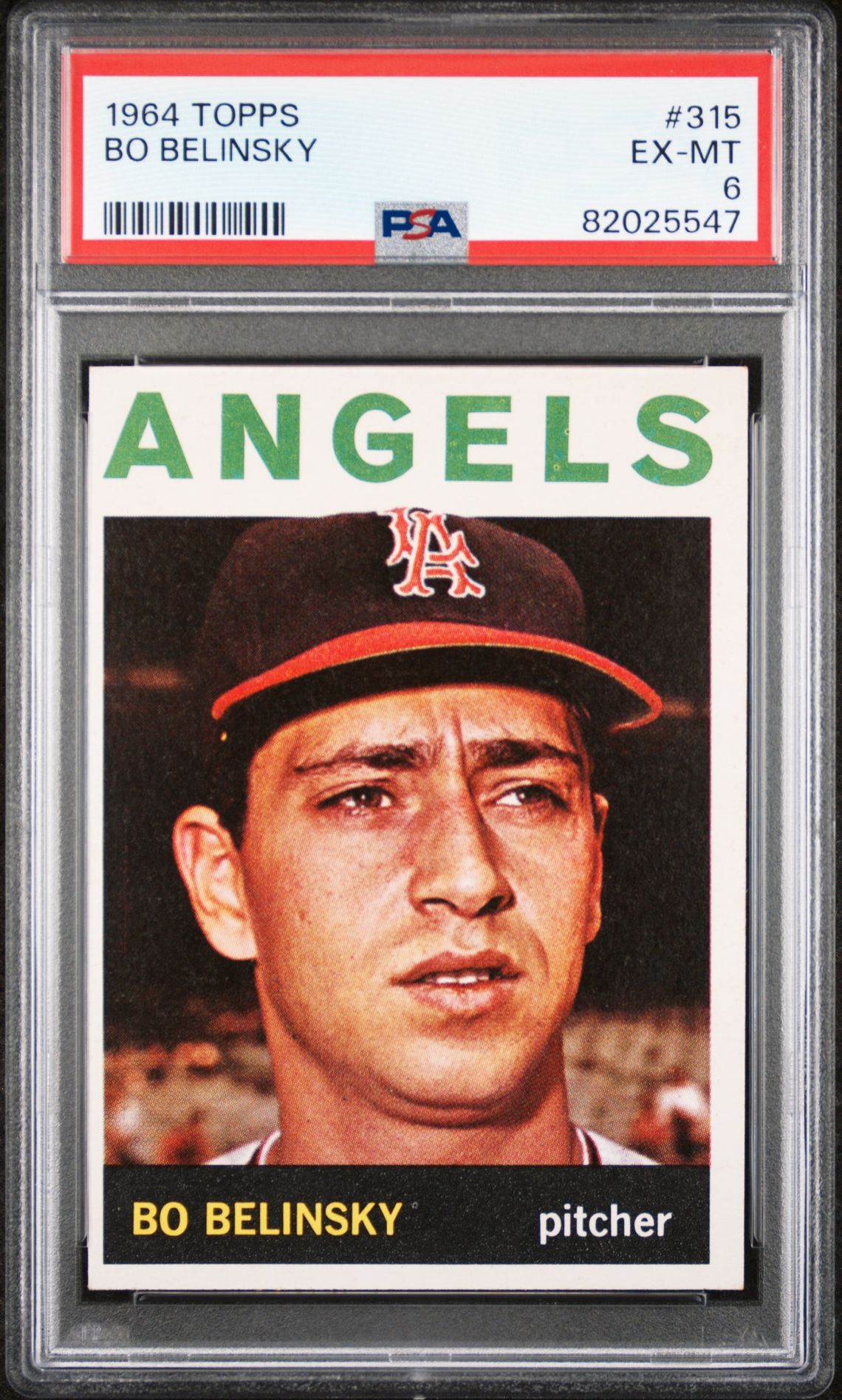 1964 Topps TOPPS #315 Bo Belinsky front