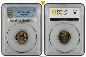2023-C $2 Vietnam War Colorized MS69